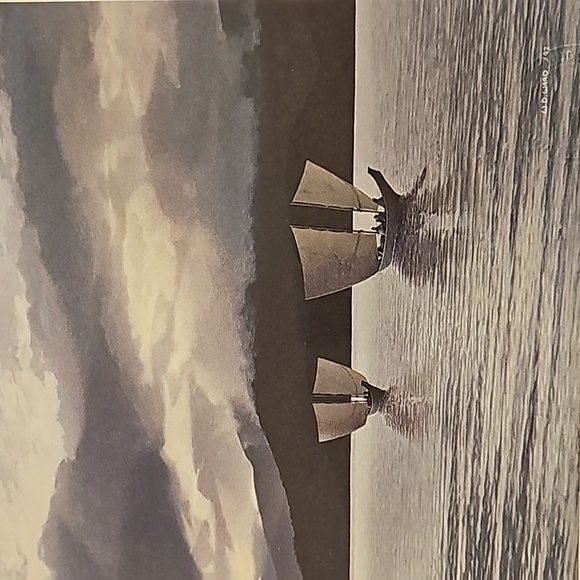 LEP, signed. Framed limited edition print "The Far Away People" - Picture 4 of 4